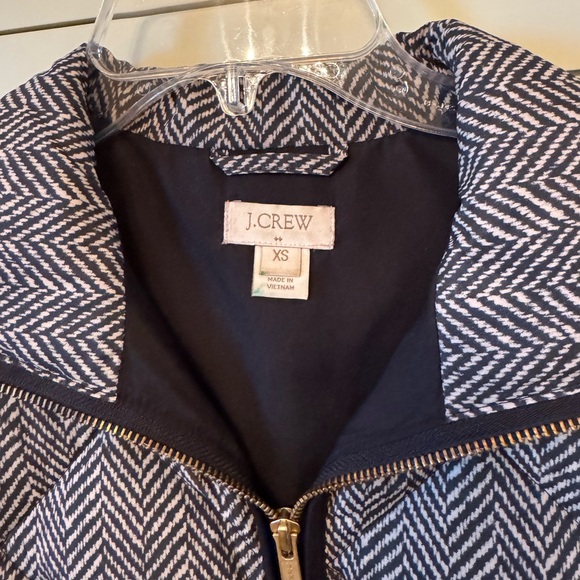 J Crew Herringbone Puffer Vest - Picture 3 of 4